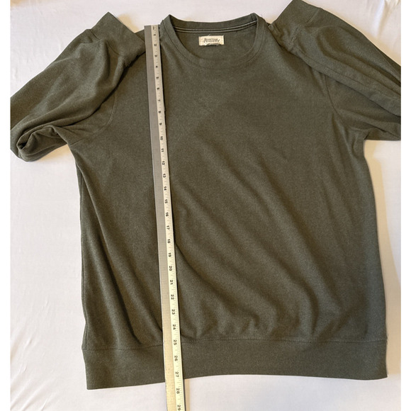 Boston Traders Men's M Army Green Crew Neck Soft Pullover Sweater Sweatshirt - Picture 7 of 8